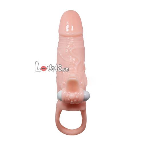 Strap-On Vibrating Penis Sleeve – Double Size, Strong Vibration