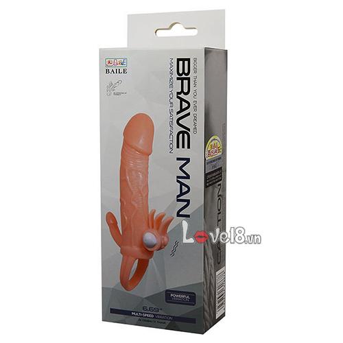 Bao Đôn Quai Đeo 2 Nhánh Có Rung BD13D Tăng Khoái Cảm Nam
