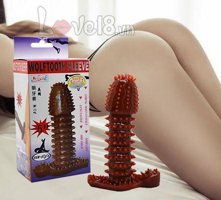 Soft Super Spiked Penis Sleeve for Increased Pleasure BD01A
