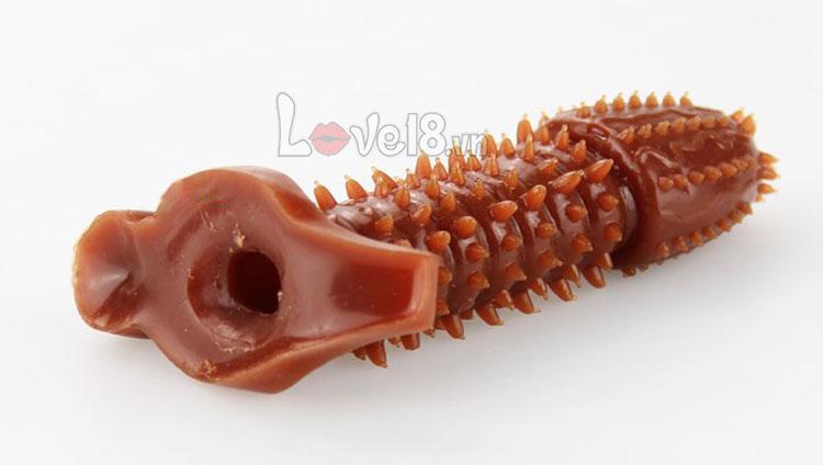 Soft Super Spiked Penis Sleeve for Increased Pleasure BD01A