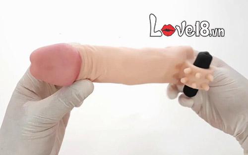 Bao đôn quai đeo nhánh rung gai Lovetoy X Tender BD22 silicon mềm dẻo