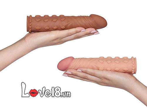 Bao đôn bi vuông 5cm Lovetoy tăng kích thước kéo dài thời gian quan hệ