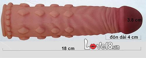 Bao đôn bi vuông 5cm Lovetoy tăng kích thước kéo dài thời gian quan hệ