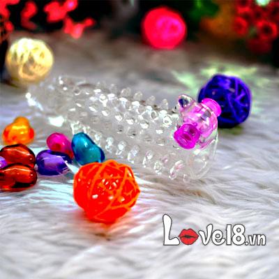 Bao đôn đầu rồng siêu gai có rung tăng khoái cảm kéo dài