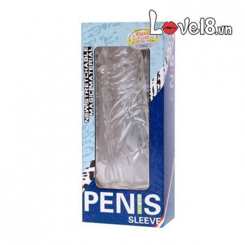 Bao Đôn Gân Trong Suốt Penis Tăng Kích Thước Dương Vật Chất Lượng Cao