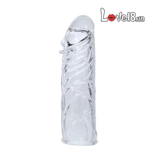 Transparent Ribbed Penis Sleeve Delay & Size Enhancer