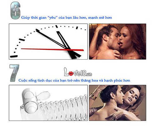 Bao đôn rung Cobiiy silicon cao cấp kéo dài thời gian quan hệ