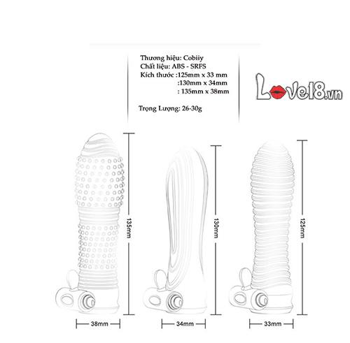 Bao đôn rung Cobiiy silicon cao cấp kéo dài thời gian quan hệ