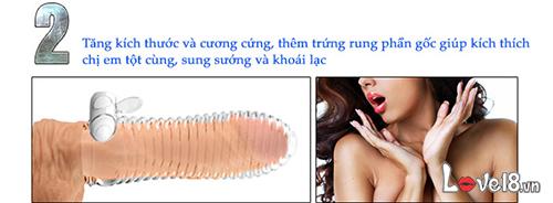 Bao đôn rung Cobiiy silicon cao cấp kéo dài thời gian quan hệ