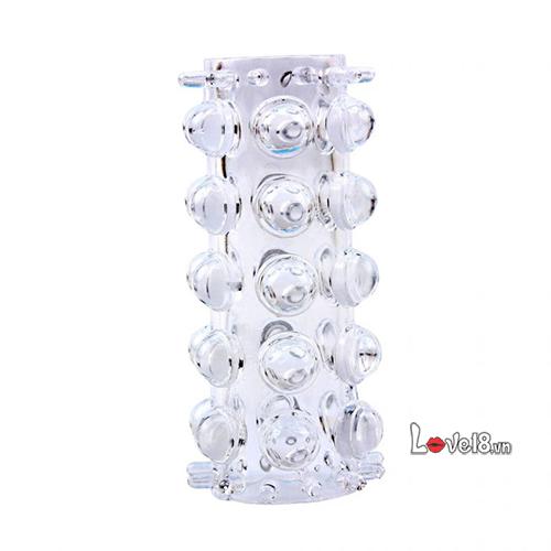 Bộ Đôn 7 Khúc Trong Suốt Chisa Gân Nổi Tăng Kích Thước Nam Giới