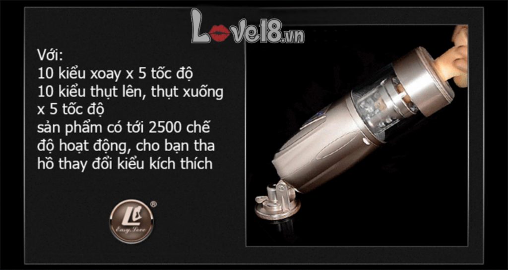 Máy thủ dâm gắn tường cao cấp Flashing Lover siêu thực tế, bền bỉ