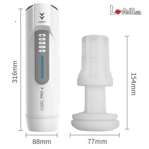 Máy thủ dâm tự động Leten A380 Pro thế hệ 3 rung mạnh kiểu mới