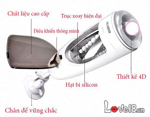 Máy thủ dâm tự động gắn tường Ailighter Juicer siêu mềm mại