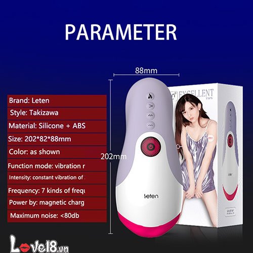Máy thủ dâm đa năng bú mút tỏa nhiệt Leten DC58A mua ở đà nẵng