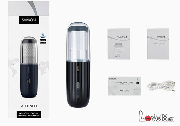 Máy Thủ Dâm Alex Neo Cao Cấp - Tăng Khoái Cảm & Thư Giãn Tối Đa