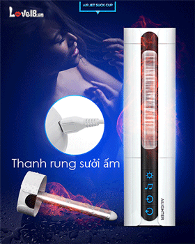 Máy bú mút tự động Air Jet sưởi ấm kích thích cực đã