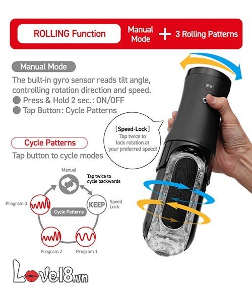 Cốc Tenga Flip Zero EVR rung tự động cực đã kích thích mạnh mẽ