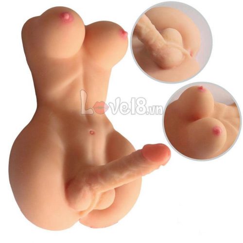 Less Ladyman Half Body TPR Sex Doll Transgender Toy