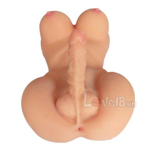 Less Ladyman Half Body TPR Sex Doll Transgender Toy