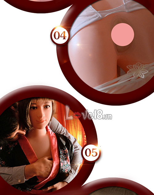 Airline Stewardess Sexy Realistic Silicone Sex Doll 160cm