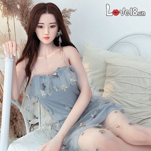 Búp Bê Silicone Bạch Kim 158cm Tóc Cấy Cao Cấp Giống Thật