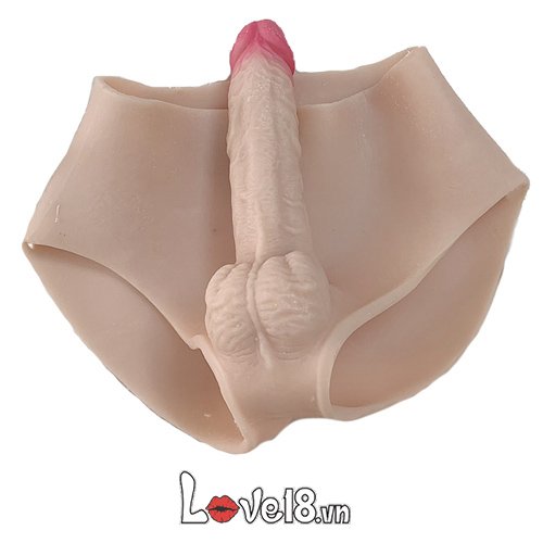 Quần silicone đeo dương vật siêu mềm tự nhiên cho đồng tính nữ 