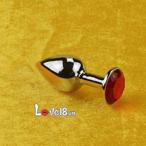 Dụng cụ kim loại đính đá kích thích hậu môn - Tình yêu thăng hoa Dụng cụ kim loại đính đá kích thích hậu môn - Tình yêu thăng hoa