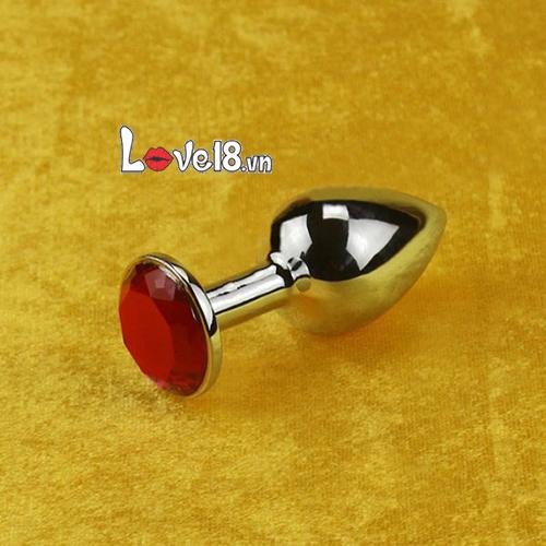 Dụng cụ kim loại đính đá kích thích hậu môn - Tình yêu thăng hoa Dụng cụ kim loại đính đá kích thích hậu môn - Tình yêu thăng hoa