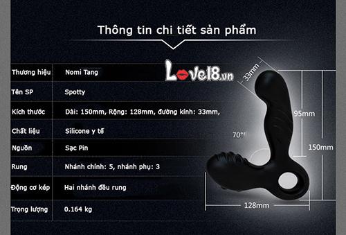Máy Kích Thích Hậu Môn Nomi Spotty Cao Cấp Siêu Êm Mượt