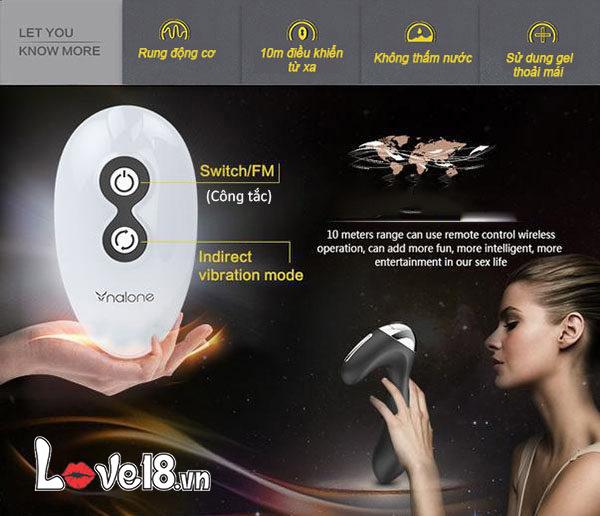 Máy mát xa hậu môn điều khiển xa Nalone Prop DC54H remote