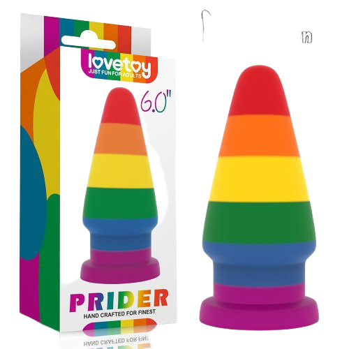 Phích cắm hậu môn đa sắc Lovetoy Prider 6.0