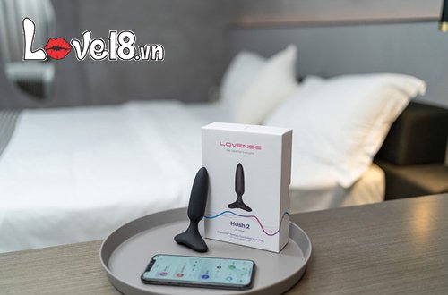 Phích cắm hậu môn có rung Lovense Hush 2 size 1 inch nơi bán uy tín