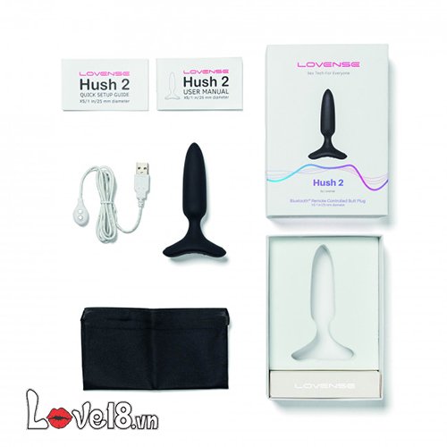 Phích cắm hậu môn có rung Lovense Hush 2 size 1 inch tại sài gòn