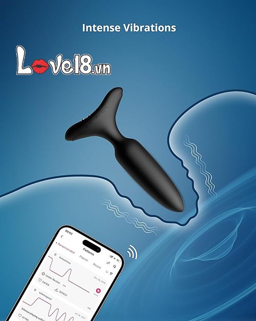 Phích cắm hậu môn có rung Lovense Hush 2 size 1 inch giá tốt