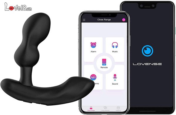 Phích cắm hậu môn cao cấp có rung Lovense Edge 2 2 động cơ rung