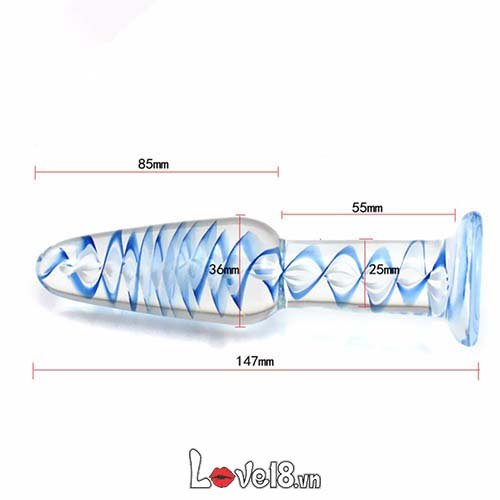 Phích cắm thủy tinh DV52Y kích thích hậu môn an toàn uy tín