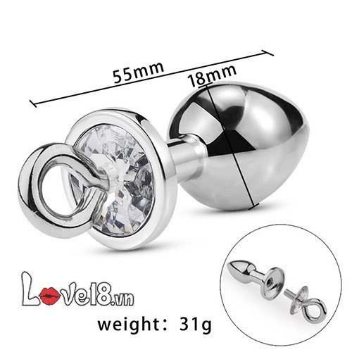 Phích cắm hậu môn kim loại móc treo bền đẹp tiện dụng mua ngay
