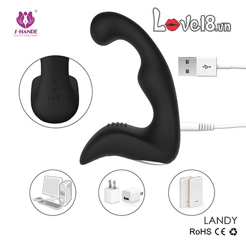 Máy massage hậu môn S-Hande Landy RCT rung điều khiển từ xa