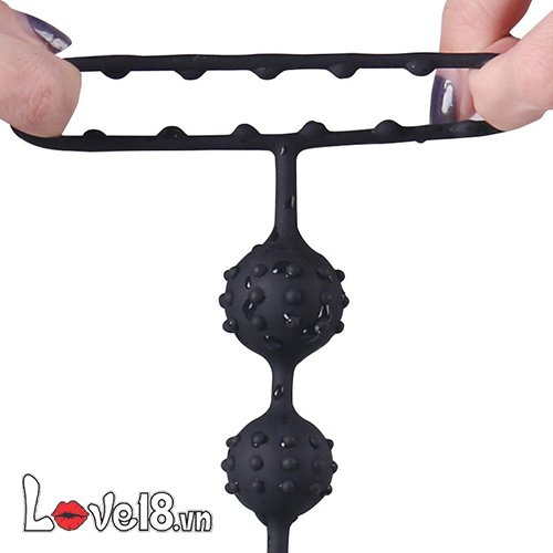 Dụng cụ mát xa hậu môn TOTO bi gai silicone kích thích tăng khoái