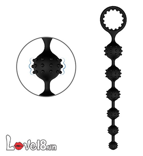 Dụng cụ mát xa hậu môn TOTO bi gai silicone kích thích tăng khoái