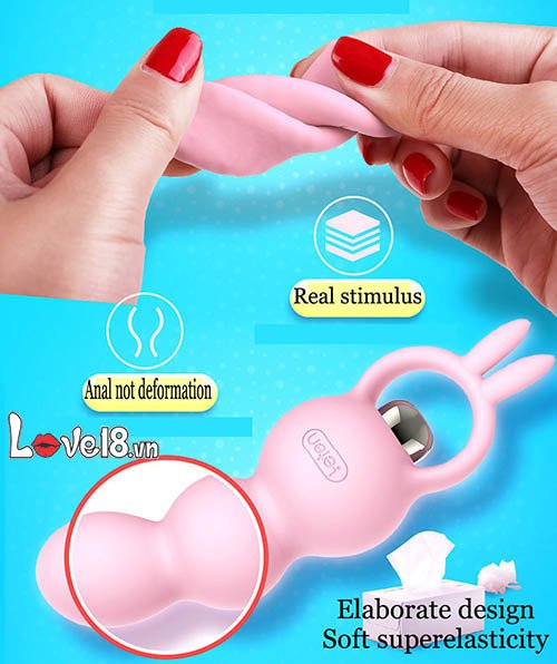 Dụng Cụ Hậu Môn Tai Thỏ Rung Leten Cao Cấp Kích Thích Mạnh