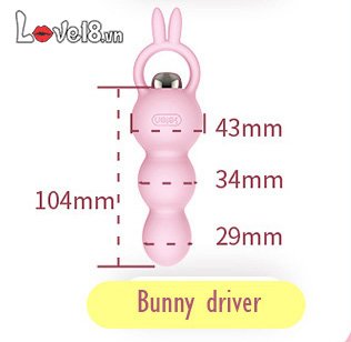 Dụng Cụ Hậu Môn Tai Thỏ Rung Leten Cao Cấp Kích Thích Mạnh