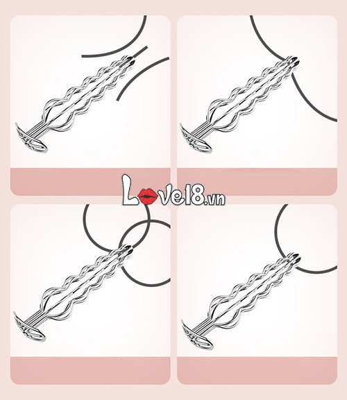 Dụng cụ hậu môn inox kích thích sướng đã tay, an toàn