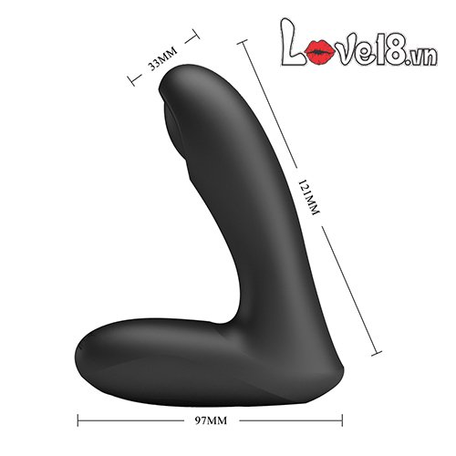 Dụng cụ kích thích hậu môn Pretty Love Archenemy siêu mềm mại