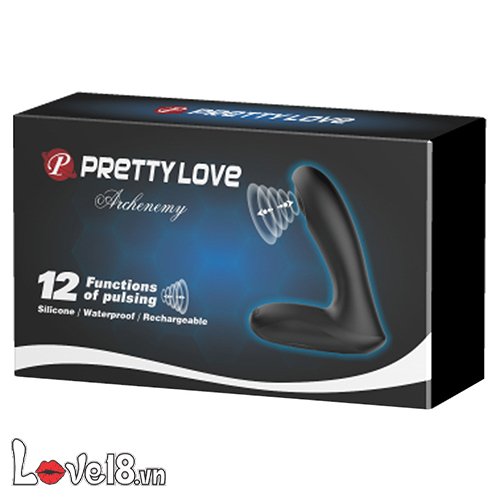 Dụng cụ kích thích hậu môn Pretty Love Archenemy siêu mềm mại