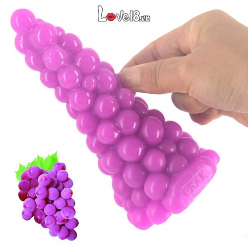 Dụng cụ kích thích hậu môn chùm nho mềm dẻo tăng khoái cảm