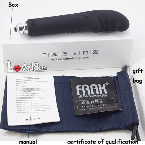 Dụng cụ hậu môn gợn sóng rung mạnh Faak - Kích thích tuyệt đỉnh Dụng cụ hậu môn gợn sóng rung mạnh Faak - Kích thích tuyệt đỉnh