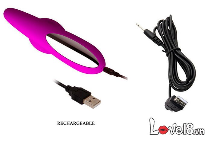 Dụng cụ kích thích hậu môn rung Prettylove Backie silicone mềm mại