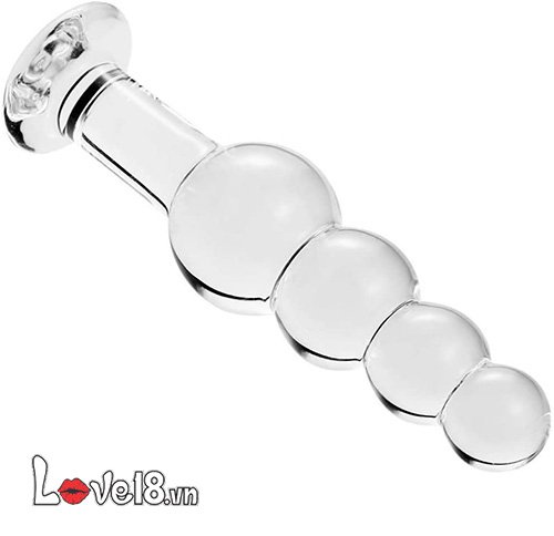 Glass Beaded Anal Stimulator Massage Gay Sauna Toy