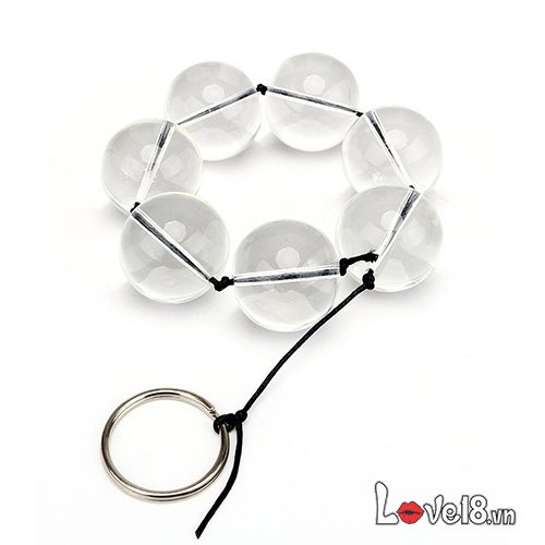 Glass Bead Anal Massage Set Premium Transparent Safe For Gay